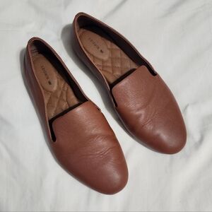 Birdies Starling Flat Loafer Whiskey Leather Tan Brown Size US‎ 8.5